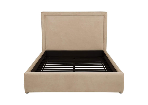 315835LQ Lawson 54-inch Upholstered Queen Platform Bed Light Saddle
