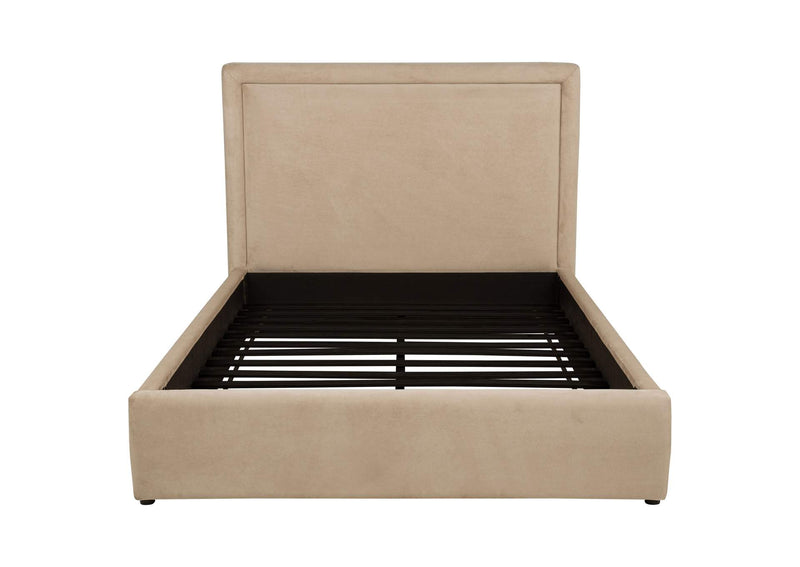 315835LQ Lawson 54-inch Upholstered Queen Platform Bed Light Saddle