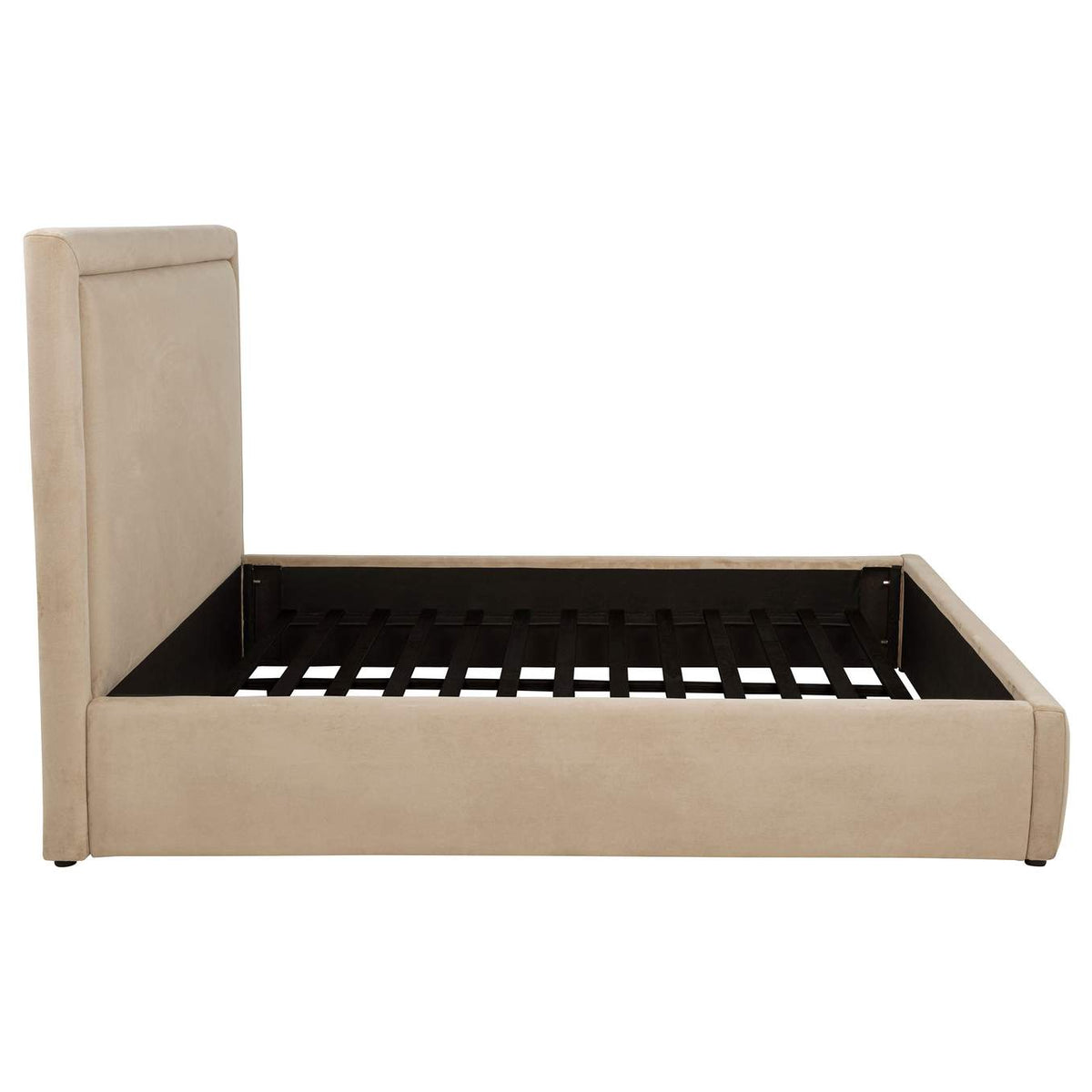 315835LQ Lawson 54-inch Upholstered Queen Platform Bed Light Saddle