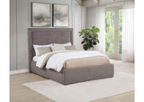 315835MF Lawson 54-inch Upholstered Full Panel Platform Bed Mushroom
