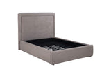 315835MF Lawson 54-inch Upholstered Full Panel Platform Bed Mushroom