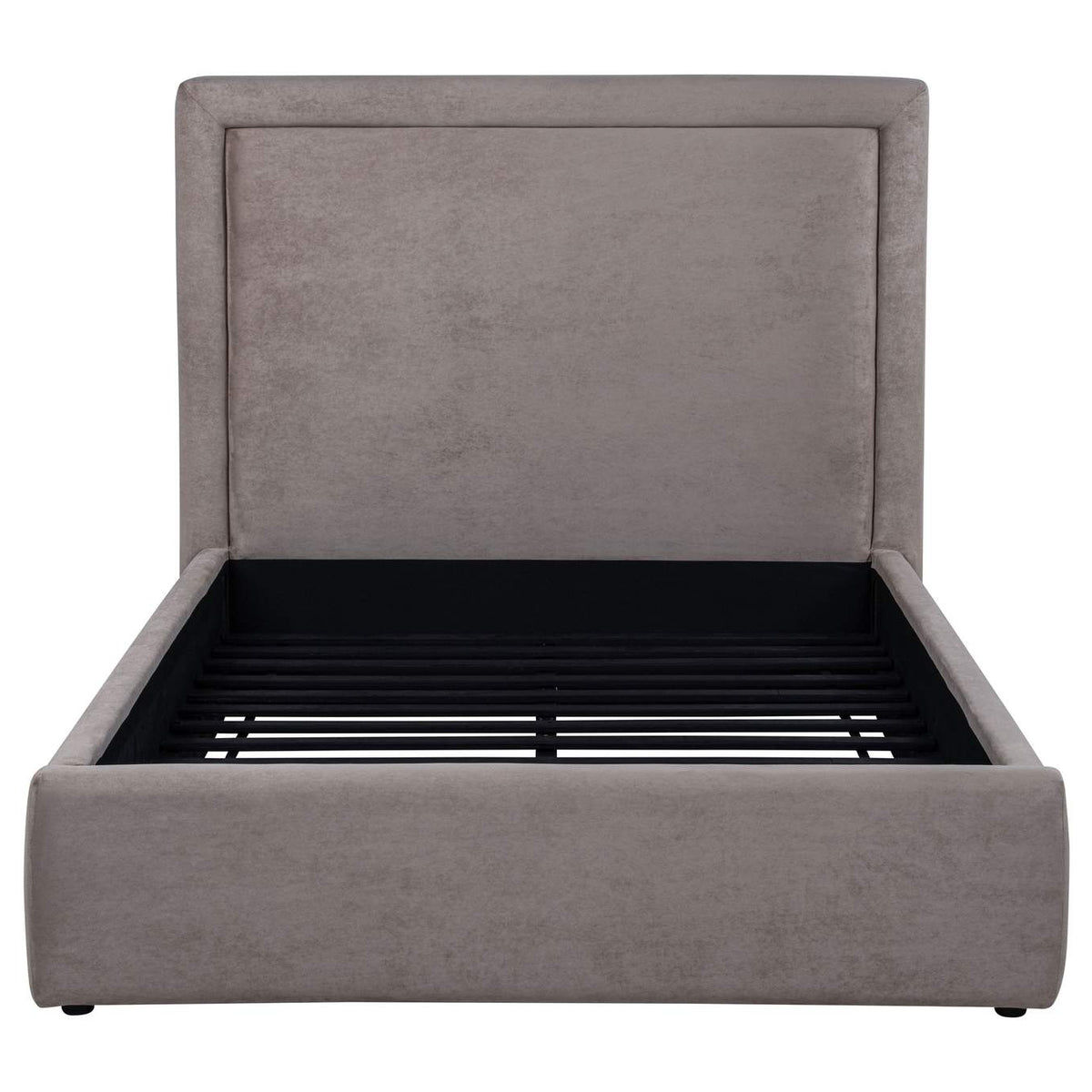 315835MF Lawson 54-inch Upholstered Full Panel Platform Bed Mushroom