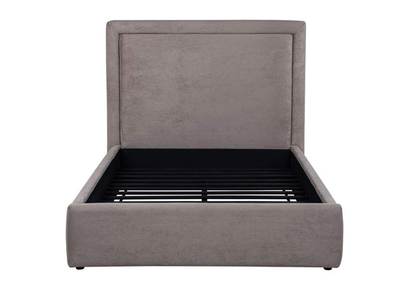 315835MF Lawson 54-inch Upholstered Full Panel Platform Bed Mushroom