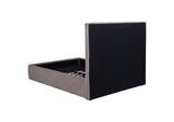 315835MF Lawson 54-inch Upholstered Full Panel Platform Bed Mushroom