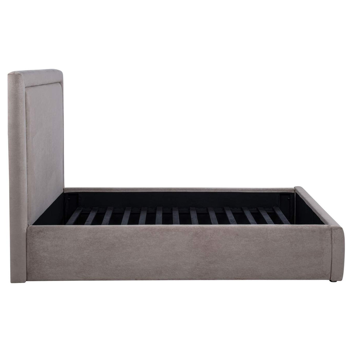315835MF Lawson 54-inch Upholstered Full Panel Platform Bed Mushroom