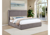 315835MKE Lawson 54-inch Upholstered Eastern King Platform Bed Mushroom
