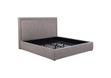 315835MKE Lawson 54-inch Upholstered Eastern King Platform Bed Mushroom
