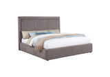 315835MKE Lawson 54-inch Upholstered Eastern King Platform Bed Mushroom
