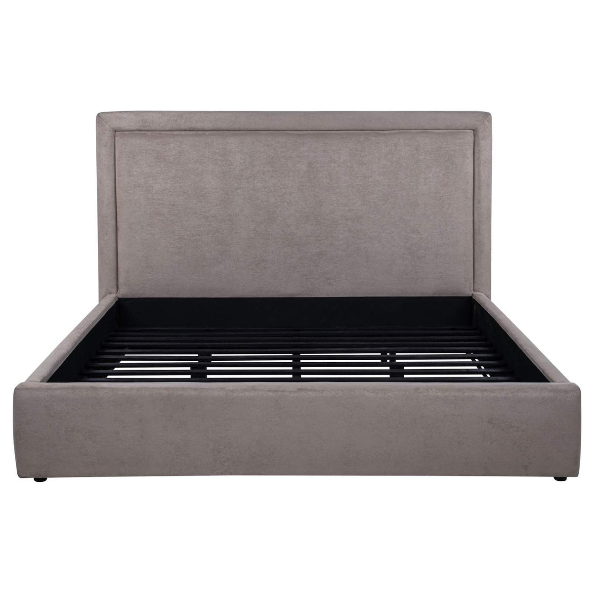 315835MKE Lawson 54-inch Upholstered Eastern King Platform Bed Mushroom