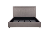 315835MKE Lawson 54-inch Upholstered Eastern King Platform Bed Mushroom