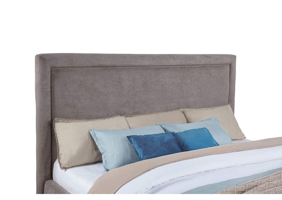 315835MKE Lawson 54-inch Upholstered Eastern King Platform Bed Mushroom