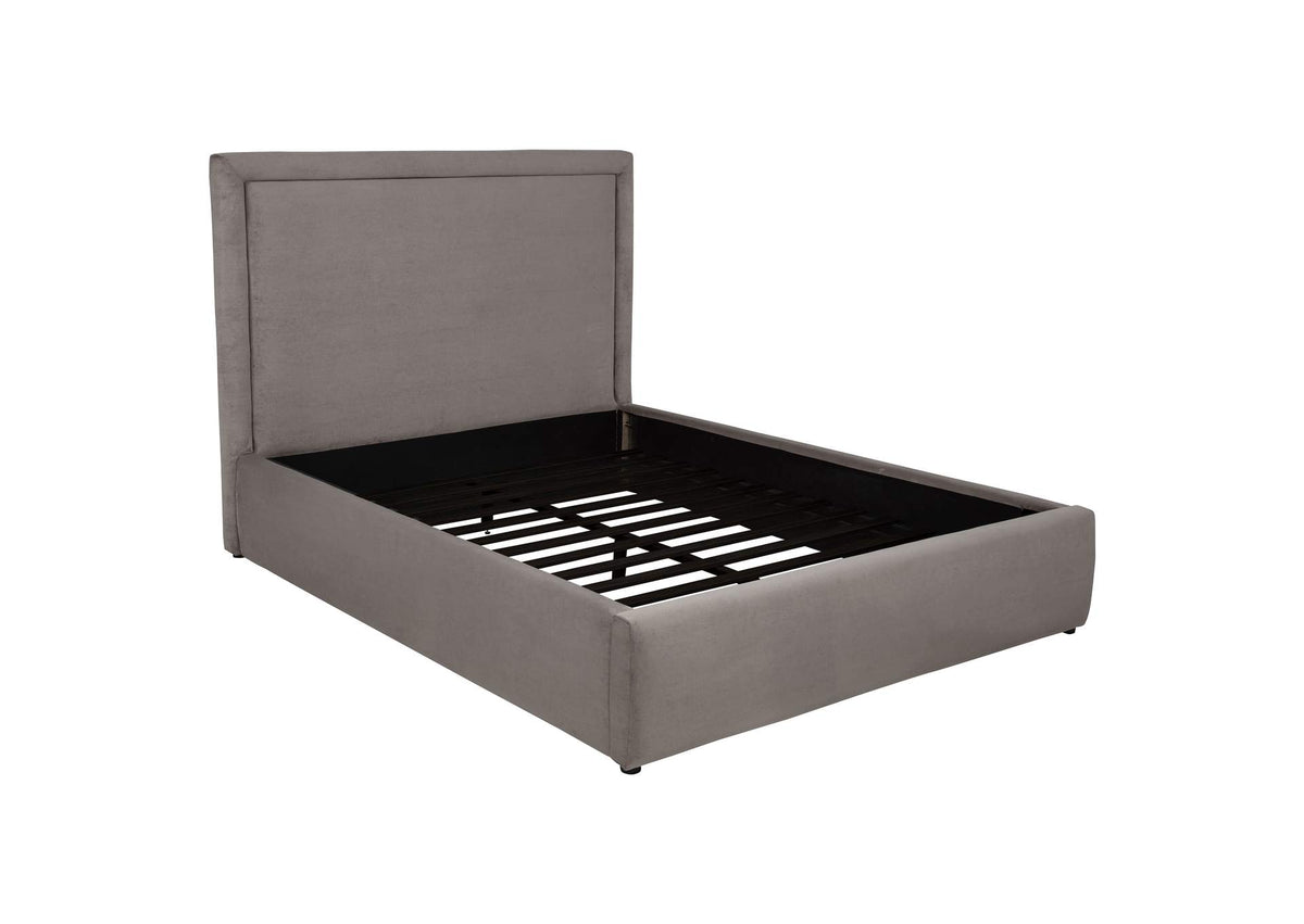 315835MQ Lawson 54-inch Upholstered Queen Platform Bed Mushroom