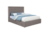 315835MQ Lawson 54-inch Upholstered Queen Platform Bed Mushroom