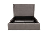 315835MQ Lawson 54-inch Upholstered Queen Platform Bed Mushroom