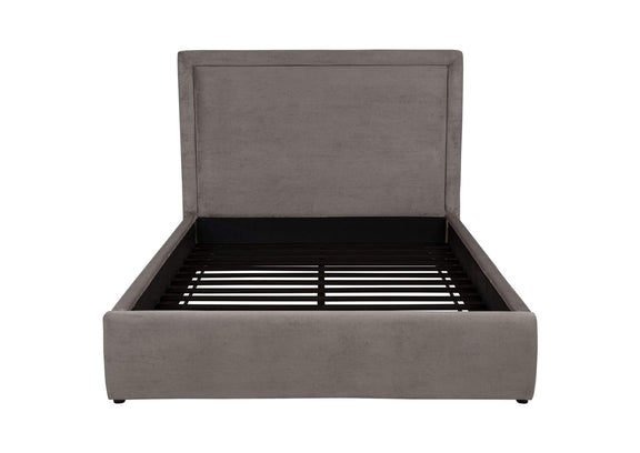 315835MQ Lawson 54-inch Upholstered Queen Platform Bed Mushroom