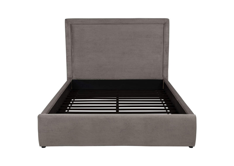 315835MQ Lawson 54-inch Upholstered Queen Platform Bed Mushroom
