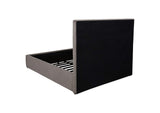 315835MQ Lawson 54-inch Upholstered Queen Platform Bed Mushroom
