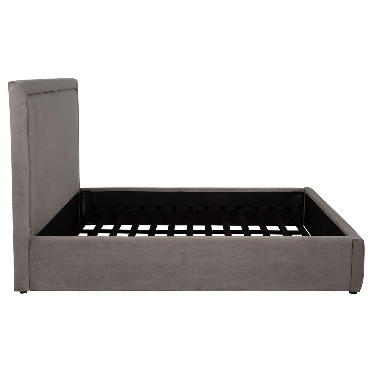 315835MQ Lawson 54-inch Upholstered Queen Platform Bed Mushroom