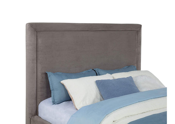 315835MQ Lawson 54-inch Upholstered Queen Platform Bed Mushroom