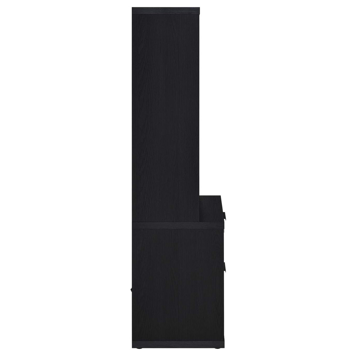 315851F-SET Westpark 3-piece Full Bedroom Set Bookcase Headboard Black