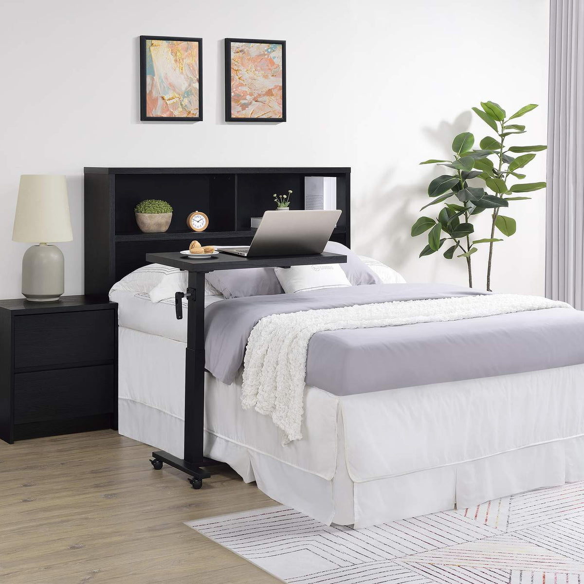 315851F Westpark 49-inch Full Bookcase Headboard Black