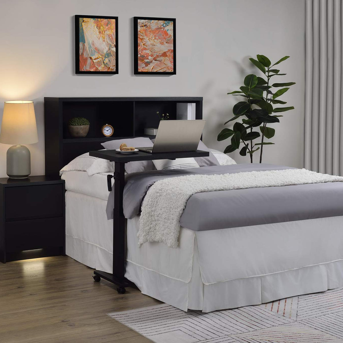 315851F Westpark 49-inch Full Bookcase Headboard Black
