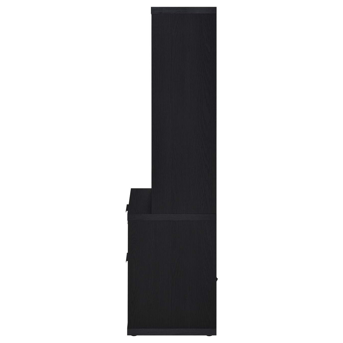 315851Q-SET Westpark 3-piece Queen Bedroom Set Bookcase Headboard Black