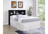 315851Q Westpark 49-inch Queen Bookcase Headboard Black