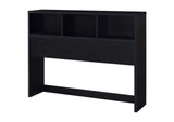 315851Q Westpark 49-inch Queen Bookcase Headboard Black