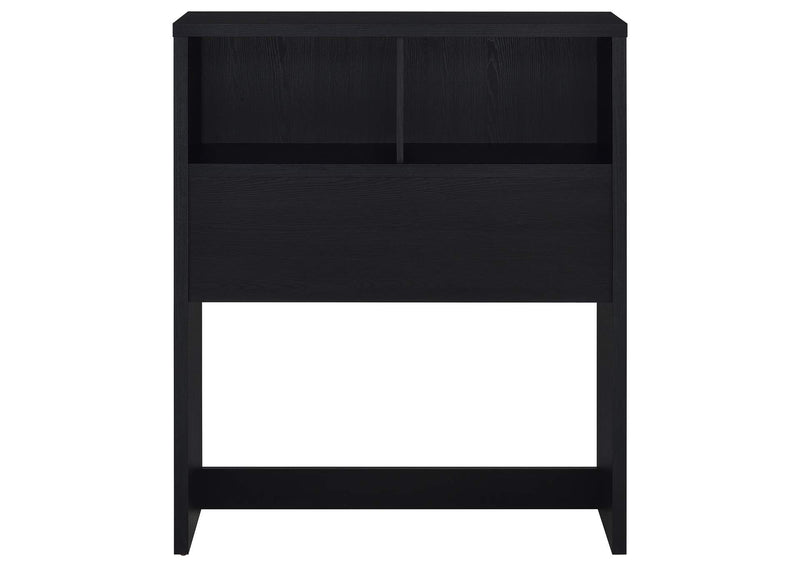 315851T-SET Westpark 3-piece Twin Bedroom Set Bookcase Headboard Black