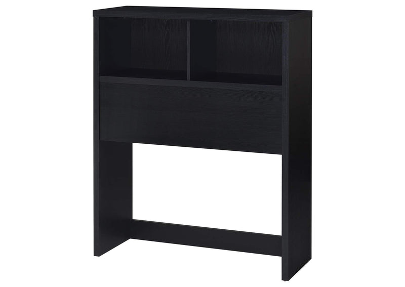 315851T-SET Westpark 3-piece Twin Bedroom Set Bookcase Headboard Black