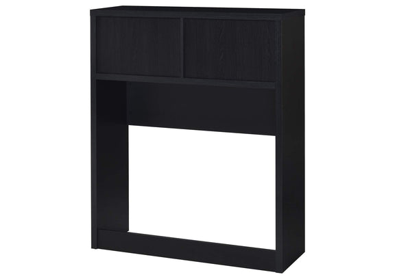 315851T-SET Westpark 3-piece Twin Bedroom Set Bookcase Headboard Black