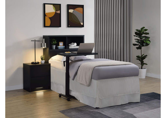 315851T Westpark 49-inch Twin Bookcase Headboard Black