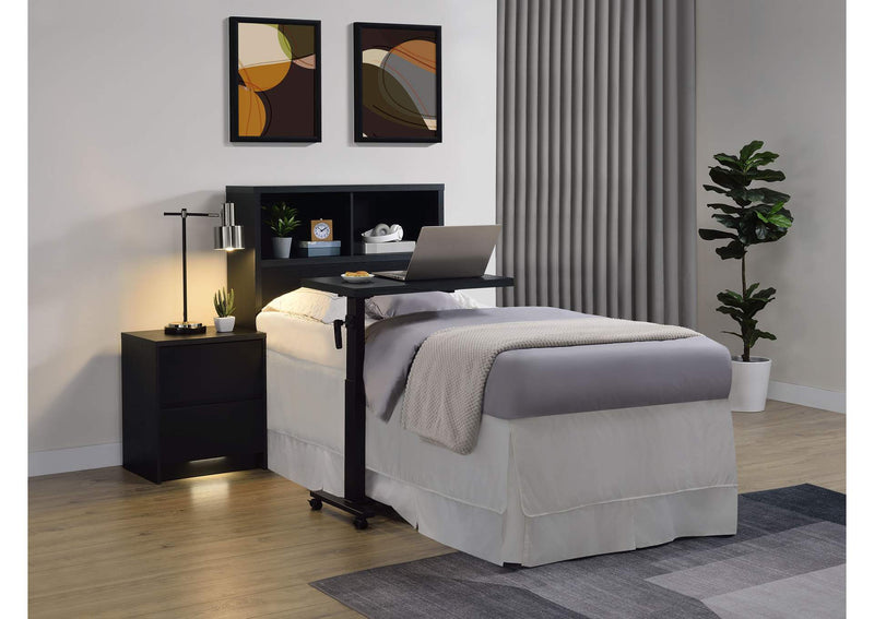 315851T Westpark 49-inch Twin Bookcase Headboard Black