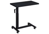 315856 Westpark Height Adjustable Mobile Bedroom C-Table Black
