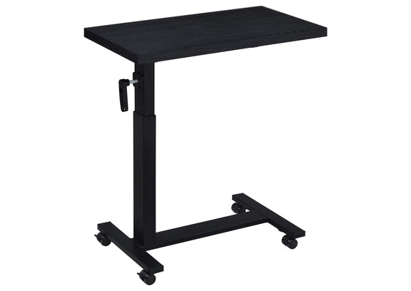 315856 Westpark Height Adjustable Mobile Bedroom C-Table Black