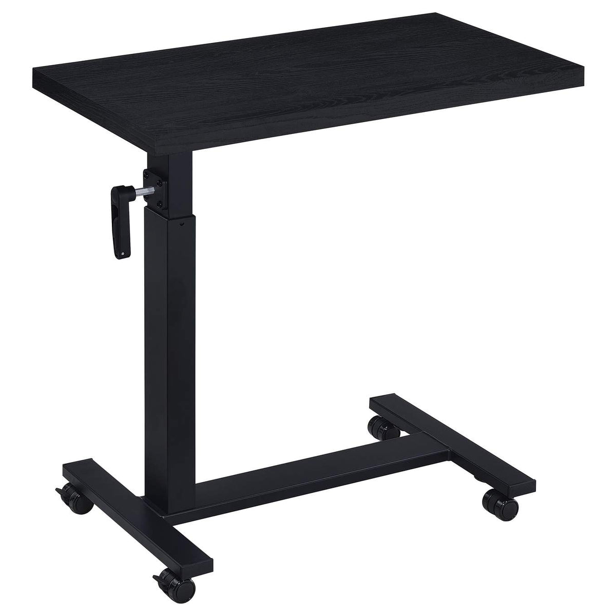 315856 Westpark Height Adjustable Mobile Bedroom C-Table Black