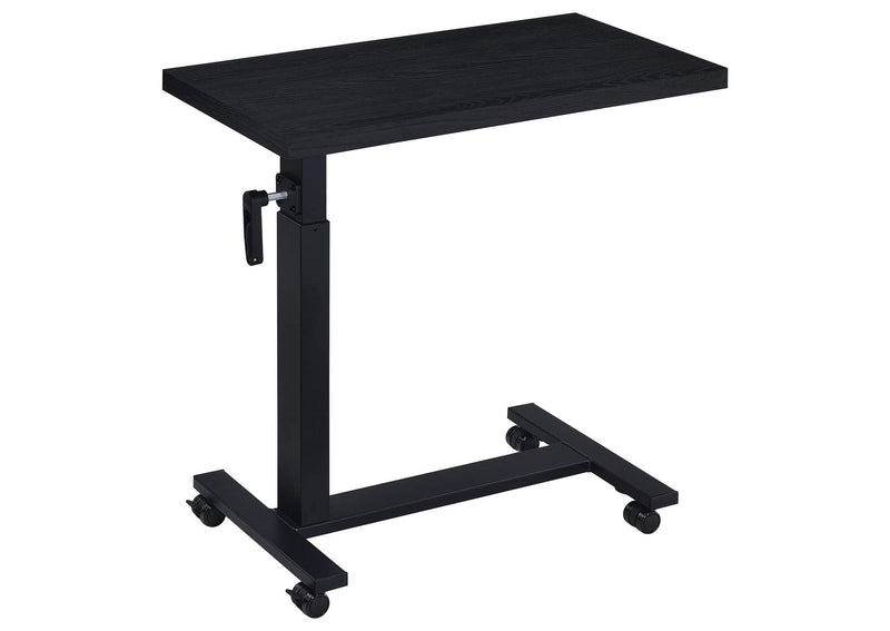 315856 Westpark Height Adjustable Mobile Bedroom C-Table Black