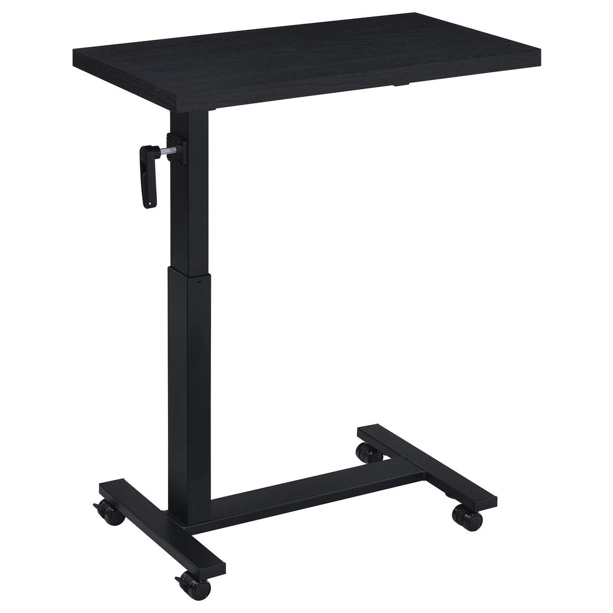 315856 Westpark Height Adjustable Mobile Bedroom C-Table Black