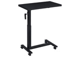 315856 Westpark Height Adjustable Mobile Bedroom C-Table Black