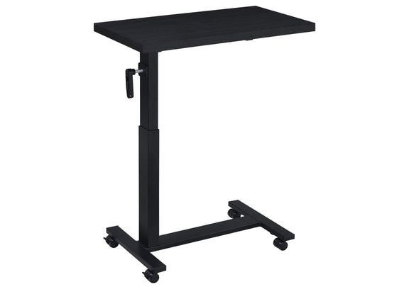 315856 Westpark Height Adjustable Mobile Bedroom C-Table Black