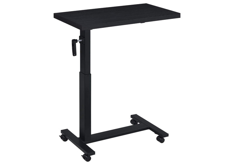 315856 Westpark Height Adjustable Mobile Bedroom C-Table Black