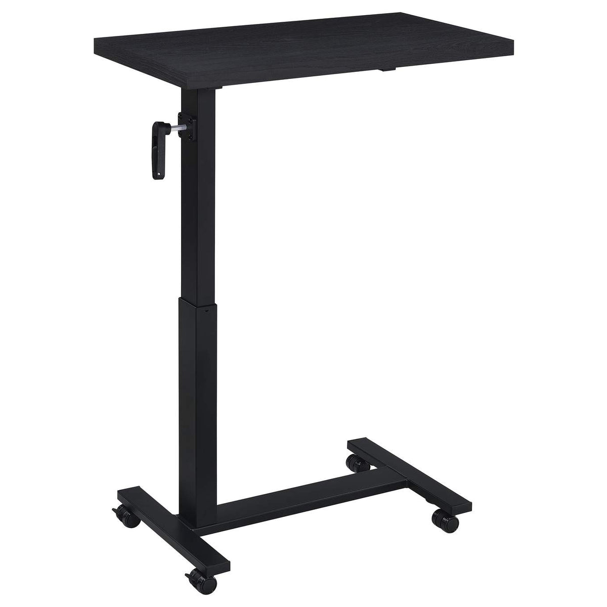 315856 Westpark Height Adjustable Mobile Bedroom C-Table Black