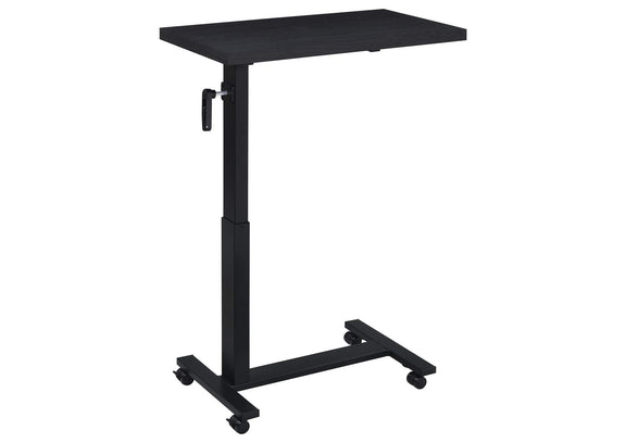 315856 Westpark Height Adjustable Mobile Bedroom C-Table Black