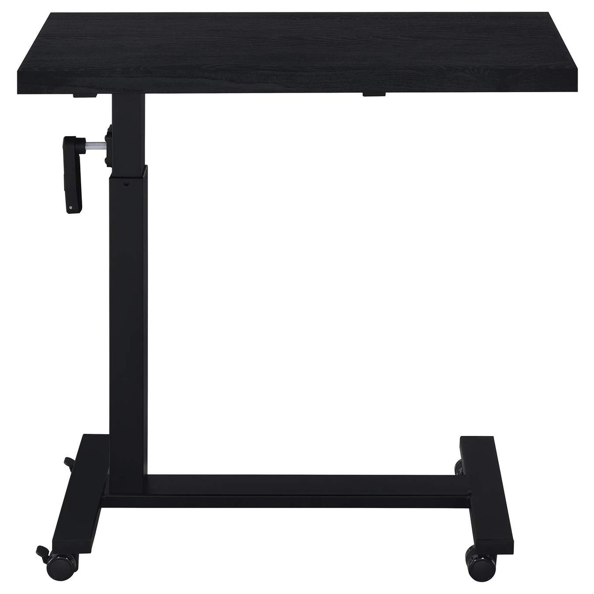 315856 Westpark Height Adjustable Mobile Bedroom C-Table Black
