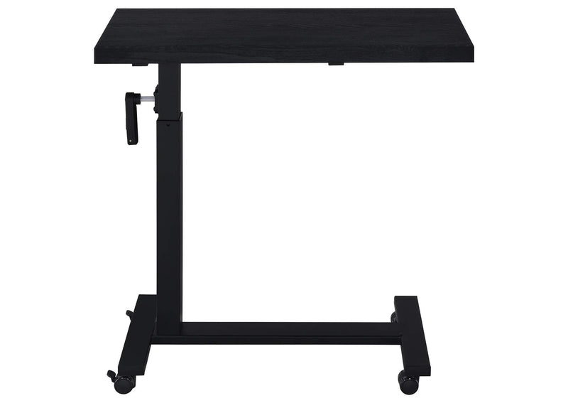 315856 Westpark Height Adjustable Mobile Bedroom C-Table Black