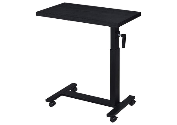 315856 Westpark Height Adjustable Mobile Bedroom C-Table Black