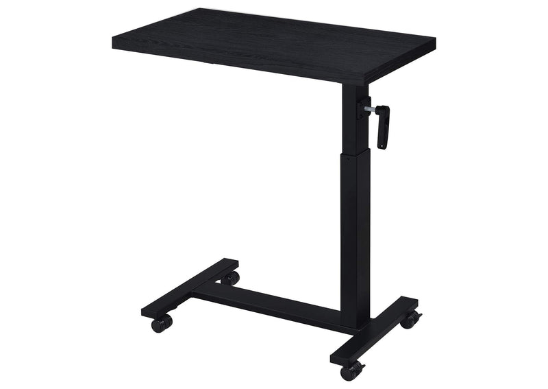 315856 Westpark Height Adjustable Mobile Bedroom C-Table Black