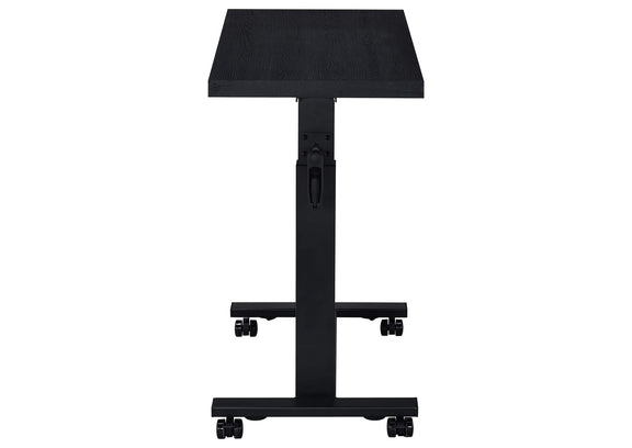 315856 Westpark Height Adjustable Mobile Bedroom C-Table Black
