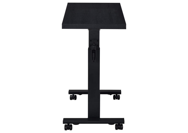 315856 Westpark Height Adjustable Mobile Bedroom C-Table Black